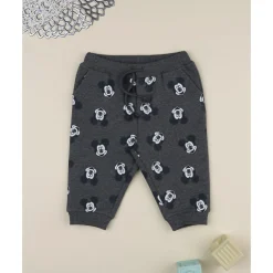 Prenatal Pantalón gris de niño en felpa con estampado de Mickey Mouse* Niño·Bebé Niño 3-36 Meses|Bebé Niño 3-36 Meses·Vaqueros, Pantalones Y Petos
