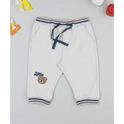 Prenatal Pantalón gris para niño con parche de oso* Niño·Bebé Niño 3-36 Meses|Bebé Niño 3-36 Meses·Vaqueros, Pantalones Y Petos