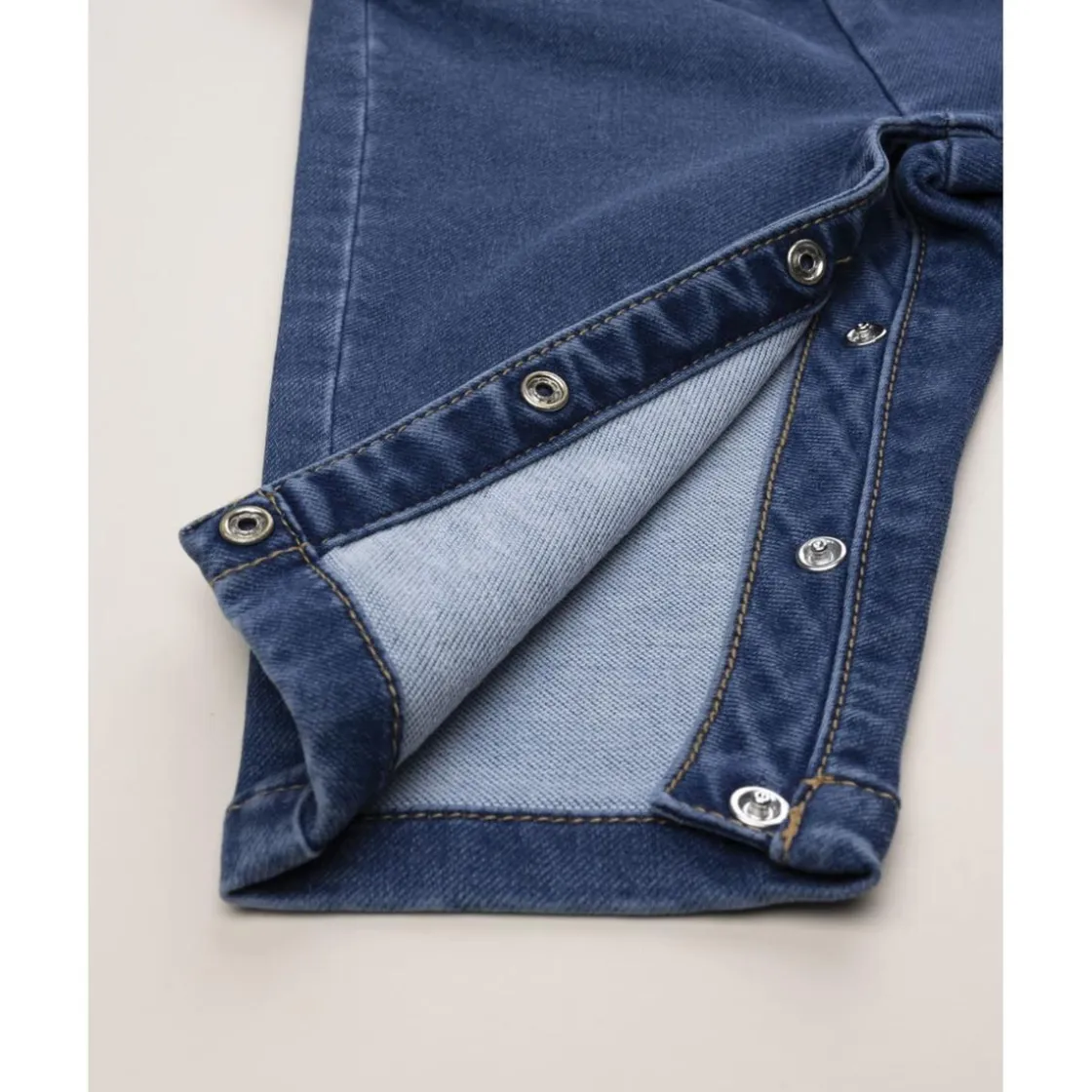 Prenatal Pantalón niña denim con volantes