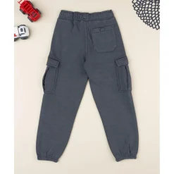 Prenatal Pantalón niño gris oscuro con bolsillos cargo