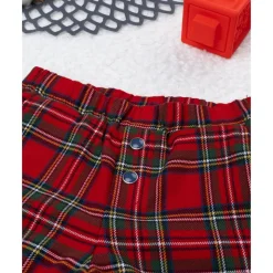 Prenatal Pantalón niño tartán rojo con forro de algodón* Recién Nacido·Ropa Y Accesorios|Ropa Y Accesorios·Pantalones Y Petos