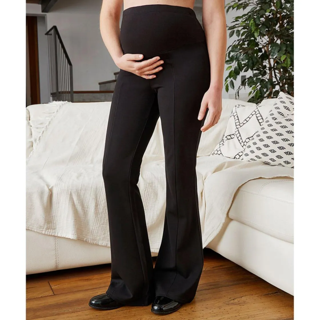 Prenatal Pantalón premamá de campana elástico