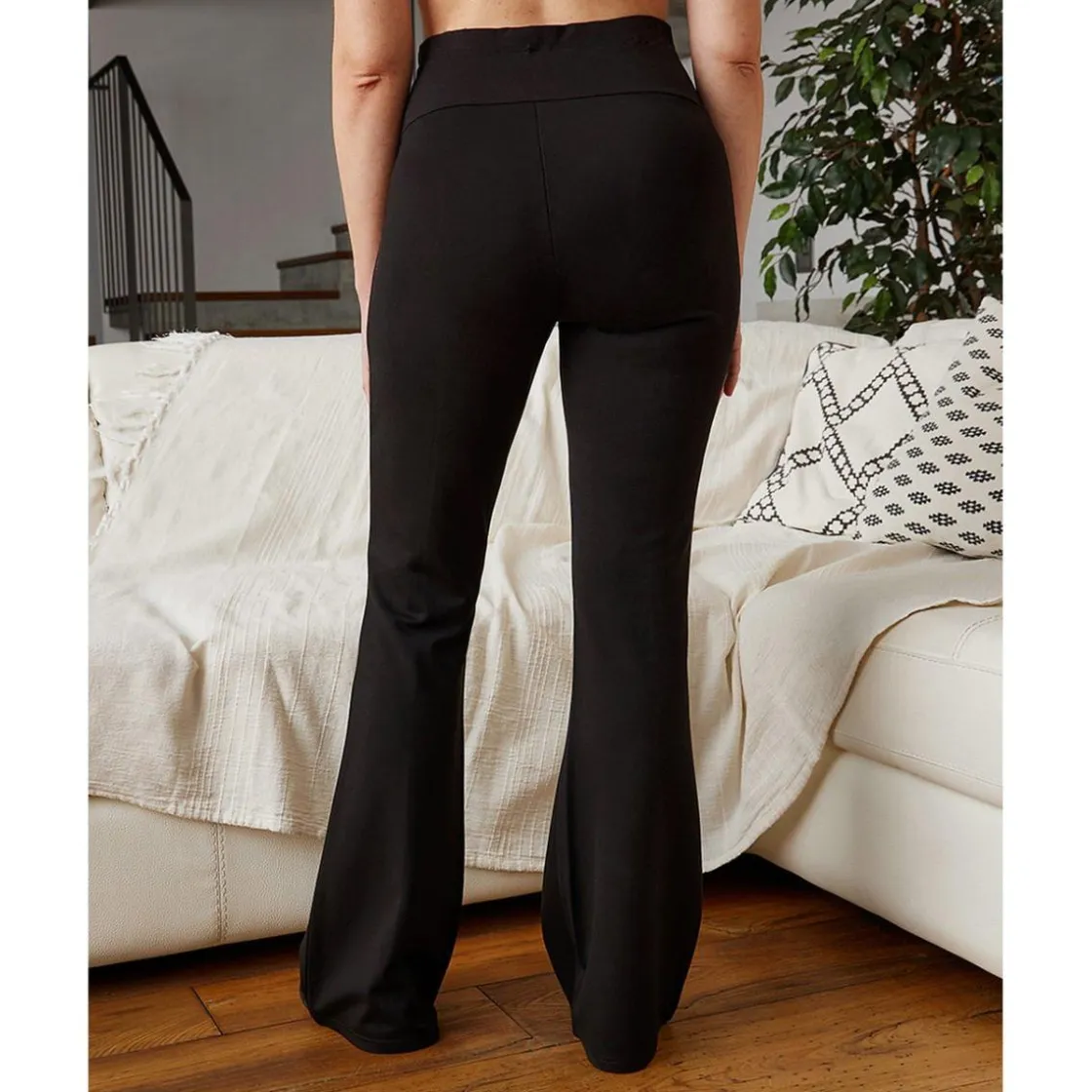 Prenatal Pantalón premamá de campana elástico