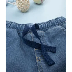 Prenatal Pantalón vaquero de niño con parche de Mickey Mouse