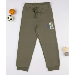 Prenatal Pantalón verde con estampado para niño