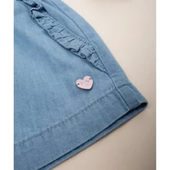 Prenatal Pantalones cortos de cambray claro niña