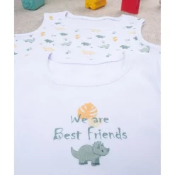 Prenatal Paquete 2 bodis costina bebé dinosaurios