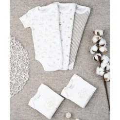 Prenatal Paquete 5 body cortos unisex oro* Recién Nacido·Ropa Y Accesorios|Ropa Y Accesorios·Bodies