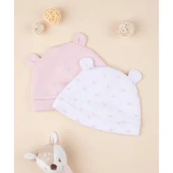 Prenatal Paquete 2 sombreros niña rosa