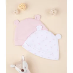 Prenatal Paquete 2 sombreros niña rosa