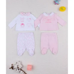 Prenatal Paquete de 2 conjuntos de felpa