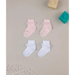 Prenatal Paquete de 2 pares de calcetines con encaje* Recién Nacido·Ropa Y Accesorios|Ropa Y Accesorios·Zapatos Y Calcetines