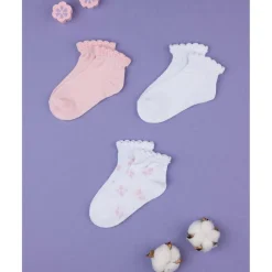 Prenatal Paquete de 3 pares de calcetines de niña con volantes* Calzado Y Accesorios·Accesorios Y Complementos