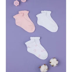 Prenatal Paquete de 3 pares de calcetines de niña con volantes* Calzado Y Accesorios·Accesorios Y Complementos