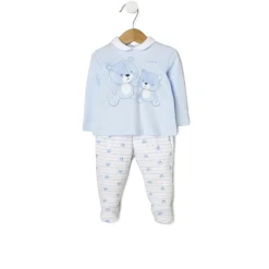 Prenatal Paquete de 2 trajes azules con ositos* Recién Nacido·Ropa Y Accesorios|Ropa Y Accesorios·Conjuntos