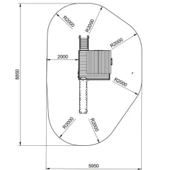 MASGAMES Parque infantil de madera Lollipop XL* Columpios