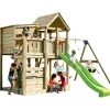 MASGAMES Parque juegos infantil de madera Palazzo XL con columpio doble* Columpios