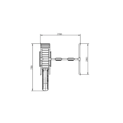 MASGAMES Parque juegos infantil de madera Milos