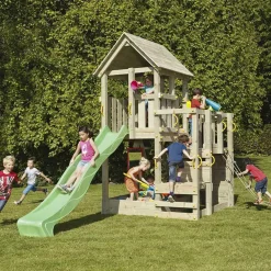 MASGAMES Parque juegos infantil de madera Penthouse XL* Columpios