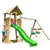 MASGAMES Parque juegos infantil de madera Belvedere con columpio doble* Columpios
