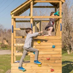 MASGAMES Parque juegos infantil de madera Teide XL* Columpios