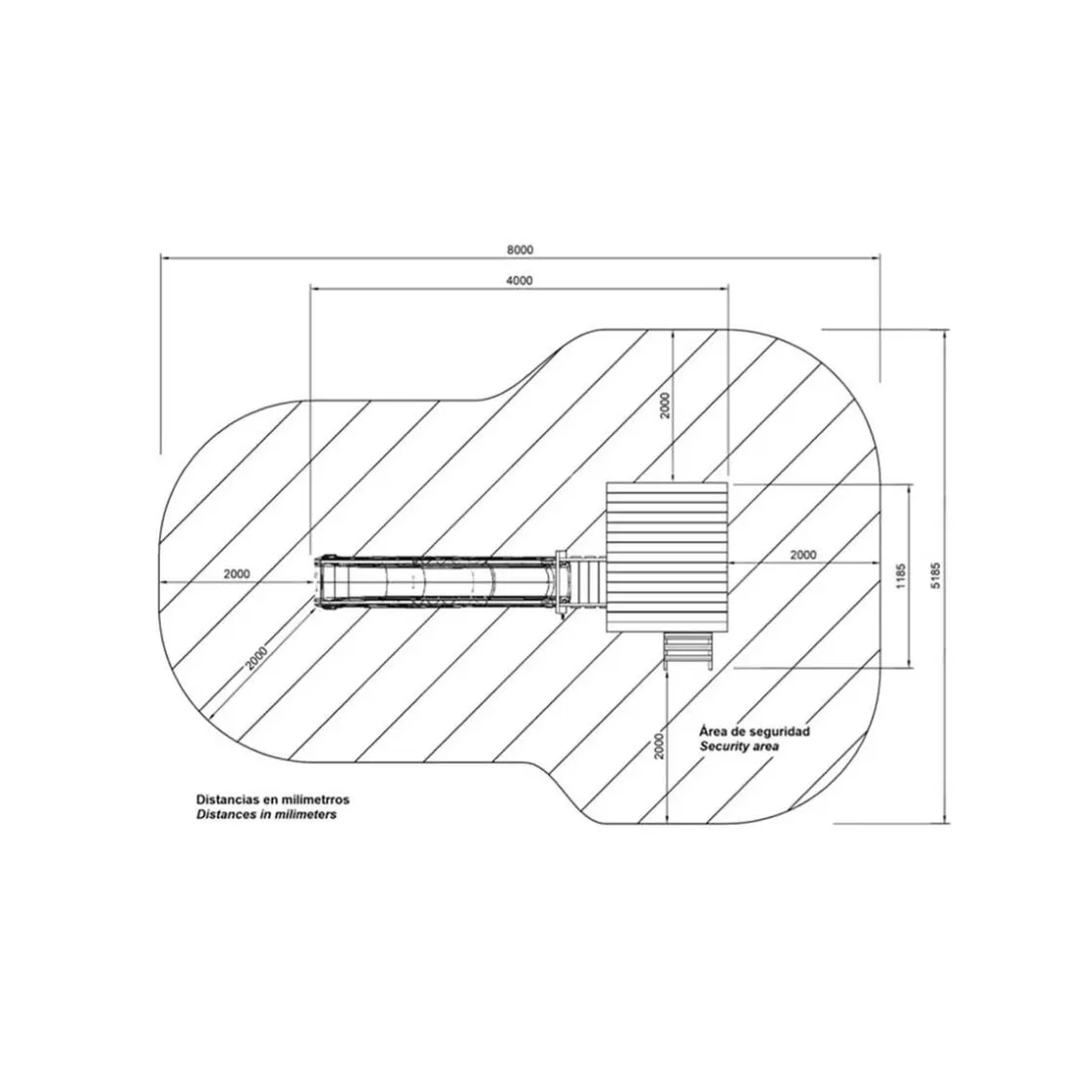 MASGAMES Parque juegos infantil de madera Taga con pared de escalada* Columpios