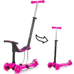 TOYS "R" US Patinete 3 en 1 Multi Plus Rosa* Motos Y Triciclos