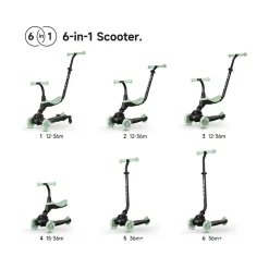 DEVESSPORT Patín Qplay EVO 5‑en‑1 con luces – Color beige* Vehículos De Batería O A Pedales