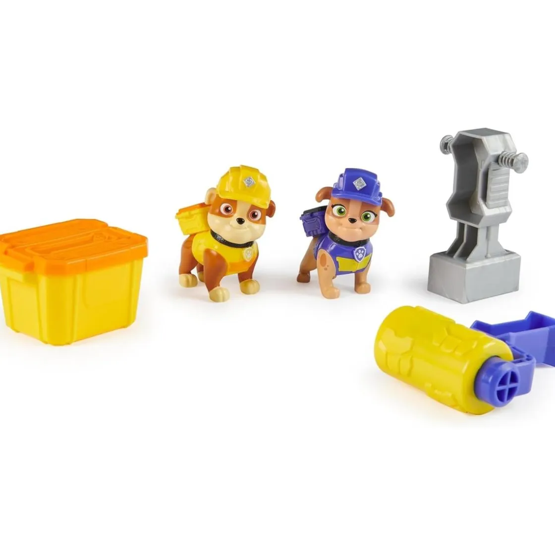 SPIN MASTER Patrulla Canina - Conjunto de Figuras de acción Rubble & Mix* Coleccionables Y Mini Mundos