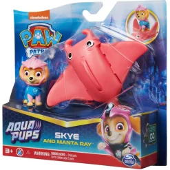 SPIN MASTER Patrulla Canina - Conjunto de figuras Skye Aqua Aventura