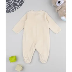 Prenatal Pelele bebé beige jirafa/león