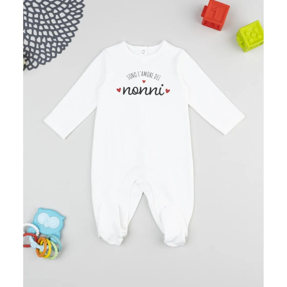 Prenatal Pelele blanco 'nonni'