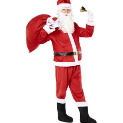 Funidelia Peluca con barba de Papá Noel* Disfraces|Halloween