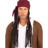 Funidelia Peluca con pañuelo pirata