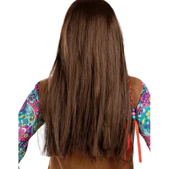 Funidelia Peluca de hippie morena