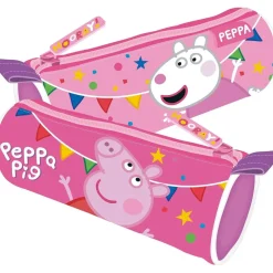 PEPPA PIG - Estuche Cilíndrico* Material Escolar