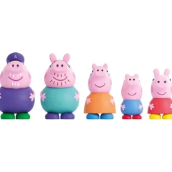 DEQUBE Peppa Pig - Pack 5 figuras de baño