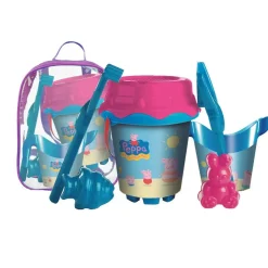MONDO Peppa Pig - Pack mochila y accesorios para la arena* Juguetes De Verano