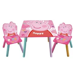 PEPPA PIG - Set Mesa y 2 Sillas