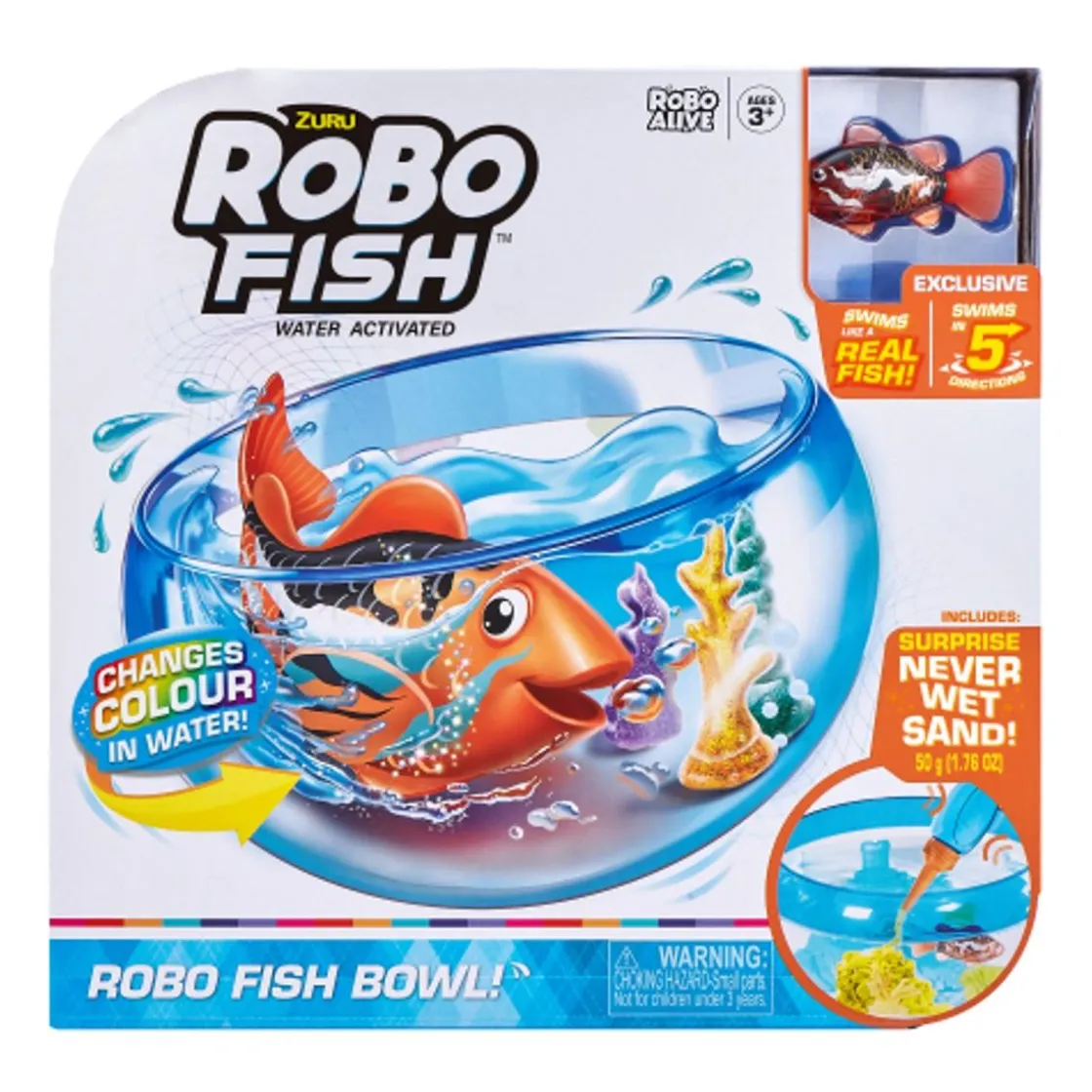 TOYS "R" US Pez Sumergible Acuario Robo Fish (Varios modelos)