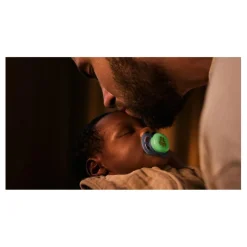 AVENT Philips - 2 chupetes nocturnos Ultra Start verde y azul (0-2m)* Biberones Y Chupetes·Chupetes