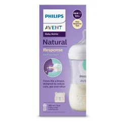 AVENT Philips - Biberón Natural Response Airfree decorado 260 ml (1m+)* Biberones Y Chupetes·Biberones