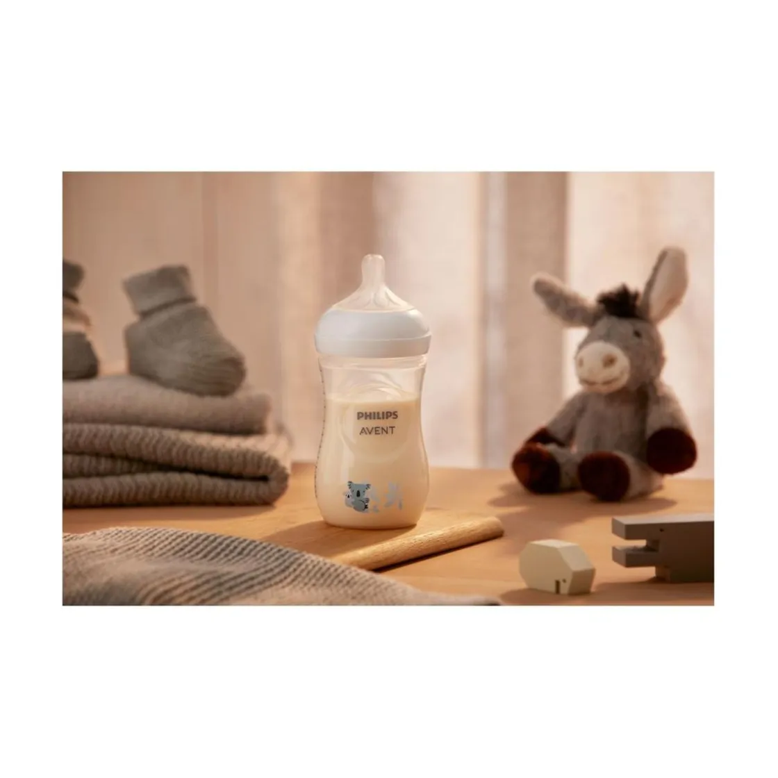 AVENT Philips - Biberón Natural Response Neutral Koala 260 ml* Biberones Y Chupetes·Biberones