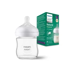 AVENT Philips - Biberon vidrio Natural Response 140ml (0m+)* Biberones Y Chupetes·Biberones