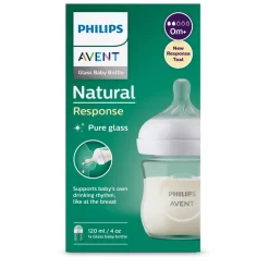 AVENT Philips - Biberon vidrio Natural Response 140ml (0m+)* Biberones Y Chupetes·Biberones