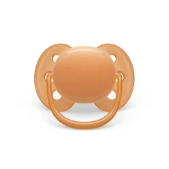 AVENT Philips - Chupetes ultra suaves para bebés de 6-18 meses, morado/naranja (2 unidades)* Biberones Y Chupetes·Chupetes