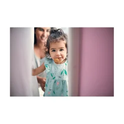 AVENT Philips - Chupetes ultra suaves para bebés de 6-18 meses, morado/naranja (2 unidades)* Biberones Y Chupetes·Chupetes