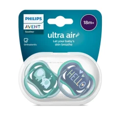 AVENT Philips - Chupetes ultra air verde/azul 18+ meses* Biberones Y Chupetes·Chupetes