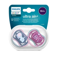 AVENT Philips - Chupetes ultra air 18+ meses azul/violeta* Biberones Y Chupetes·Chupetes