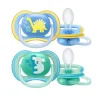 PHILIPS AVENT - Chupetes Ultra Air verde y azul +18 meses* Biberones Y Chupetes·Chupetes